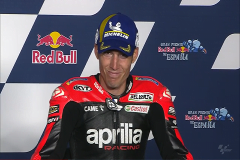 MotoGP Espagne J3 Débriefing Aleix Espargaró (Aprilia/3) : « Plus d'émotion ici qu'en Argentine », etc. (Intégralité)