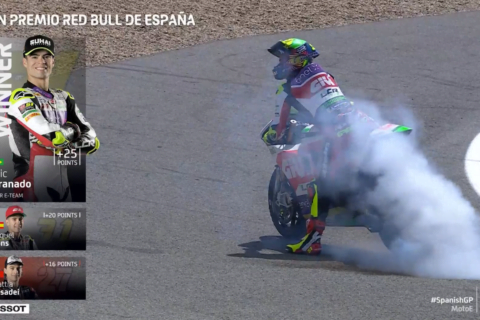 MotoE Espagne : Début de saison parfait pour Granado, qui réalise un carton plein !
