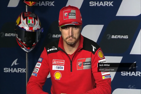 MotoGP France J2 Débriefing Jack Miller : « Je ne suis pas sûr qu'on dorme bien cette nuit... », etc. (Intégralité)