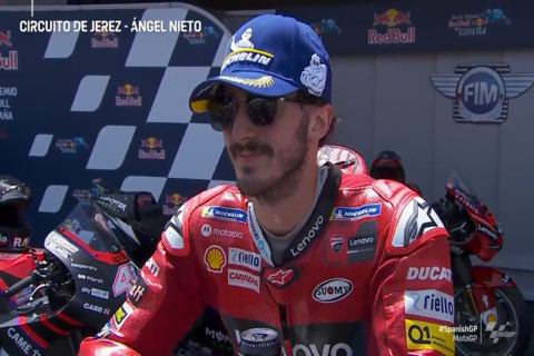 MotoGP Espagne J3 Course : Pecco Bagnaia (Ducati/Vainqueur) « A chaud » !