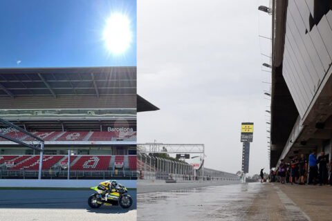 Moto2 & Moto3 Test privé Barcelone J1 : Le soleil avait rendez-vous avec la pluie...