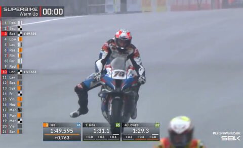 WSBK Superbike Estoril Warm up : La pluie vient rebattre les cartes...