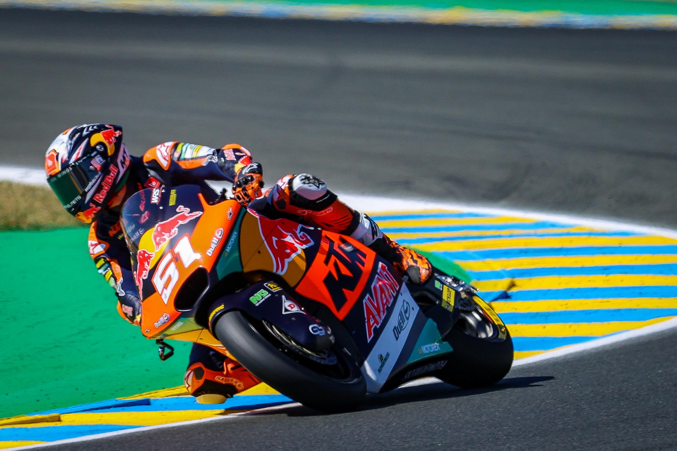 Moto2 França Le Mans FP3: Pedro Acosta volta forte e quebra o recorde da pista