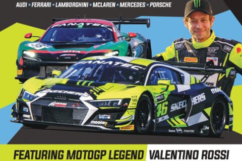 People MotoGP : Valentino Rossi marque ses premiers points en GT3