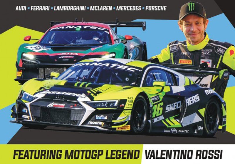 People MotoGP : Valentino Rossi marque ses premiers points en GT3