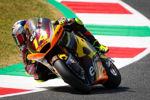 Moto2イタリア・ムジェロウォームアップ：トニー・アルボリーノがアロン・カネを最速で上回る