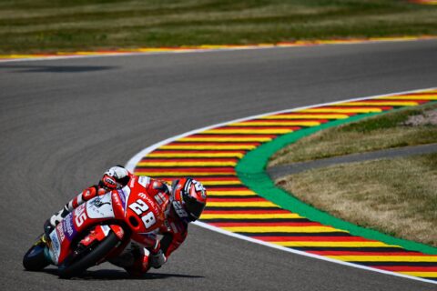 Moto3 Allemagne FP3 : Izan Guevara fait cavalier seul, Lorenzo Fellon se fait éjecter par sa monture
