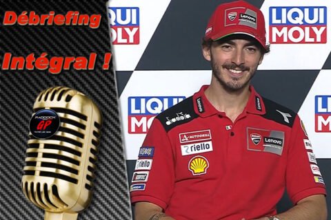 MotoGP Allemagne J2 Débriefing Francesco Bagnaia (Ducati/1) : « Tout le monde ne peut pas avoir la même opinion » , etc. (Intégralité)