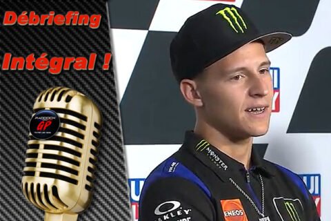 MotoGP Allemagne J0 Débriefing Fabio Quartararo : « En début d'année, je n'étais pas vraiment honnête », etc. (Intégralité)