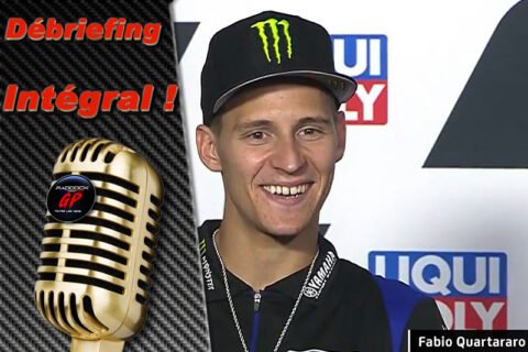 MotoGP Allemagne J2 Débriefing Fabio Quartararo (Yamaha/2) : « C'était un peu de ma faute ! », etc. (Intégralité)