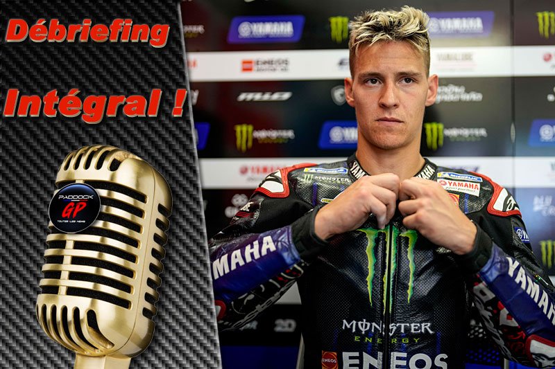 MotoGP Test Barcelone Débriefing Fabio Quartararo (Yamaha/1) : « On n’utilisera plus jamais le package aérodynamique emmené au Mugello » (Intégralité)
