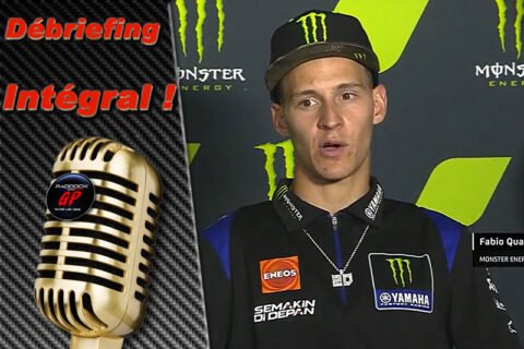 MotoGP Catalogne Barcelone J2 Débriefing Fabio Quartararo (Yamaha/3) : « Oui, je crois que nous avons le potentiel » (Intégralité)