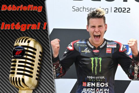 MotoGP Allemagne J3 Débriefing Fabio Quartararo (Yamaha/1) : « A chaque fois que je cours, j'apprends », etc. (Intégralité)