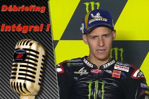MotoGP Catalogne Barcelone J3 Débriefing Fabio Quartararo (Yamaha/1) : « Ce qui s'est passé en Moto2 à Portimão était inacceptable » (Intégralité)