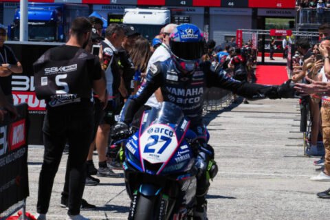 WSBK Supersport 300 Misano Course 2 : Álvaro Diaz prend les commandes du Championnat, Di Sora abandonne sur souci mécanique