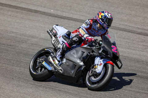 MotoGP Test Barcelona: Enea Bastianini (Ducati/9) tries the new official fairing. A sign ?