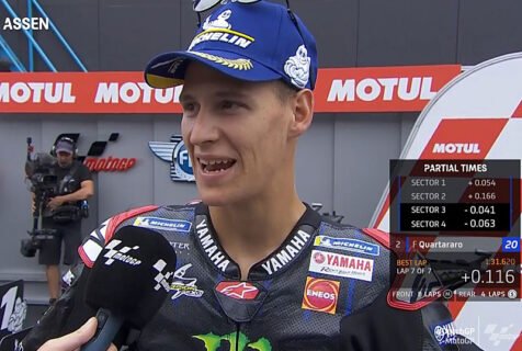 MotoGP Assen J2 Qualifications : Fabio Quartararo (Yamaha/2) « A chaud » !