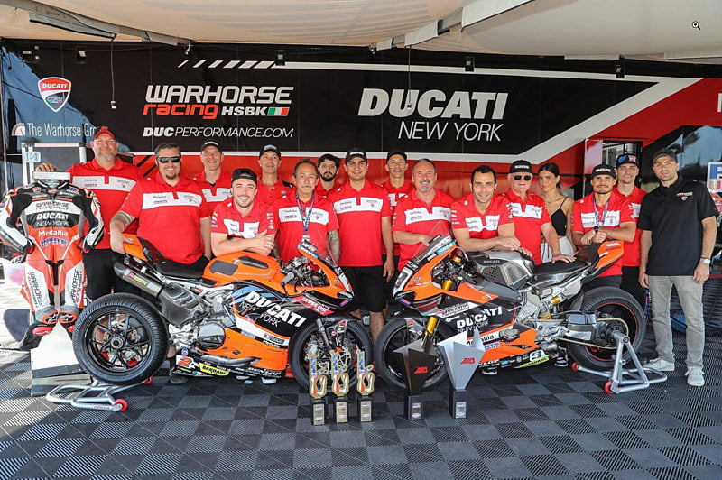 La Ducati V2 qui gagne des courses, c’est en MotoAmerica !