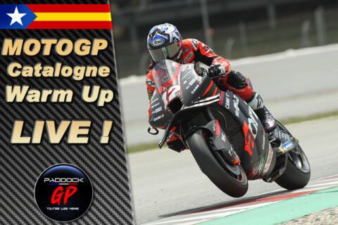 MotoGP Catalogne Barcelone Warm Up LIVE : Aleix Espargaro à terre, Maverick Vinales prend le relais...