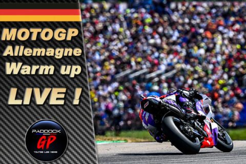 MotoGP Allemagne Warm Up LIVE : Jorge Martin en haut, Johann Zarco au sol