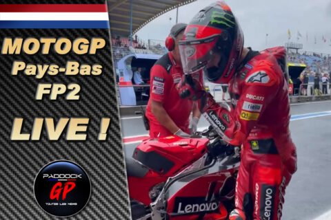 MotoGP Assen FP2 LIVE : Francesco Bagnaia est là !