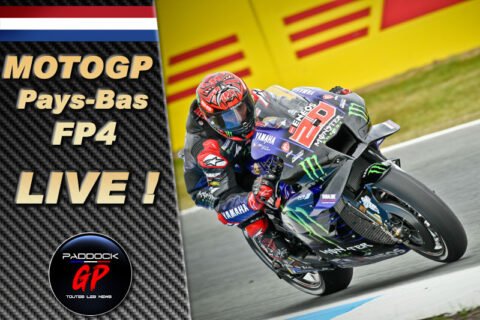 MotoGP Assen FP4 LIVE : Fabio Quartararo contient Pecco !