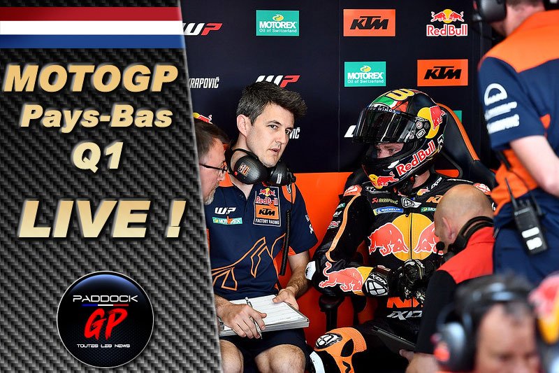 MotoGP Assen Q1 LIVE : Brad Binder et Oliveira font monter KTM en grade et la pluie arrive