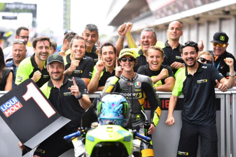 Corrida de Moto2 Catalunha Barcelona: Celestino Vietti em mãos antigas...