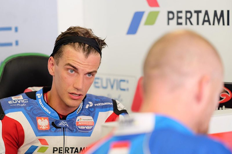 Moto2 Silverstone Piotr Biesiekirski : Une épaule blessée peut en cacher une autre…