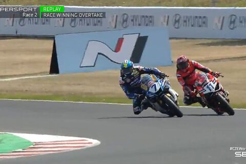 WSBK Supersport Most Course 2 : Lorenzo Baldassarri d'un cheveu...