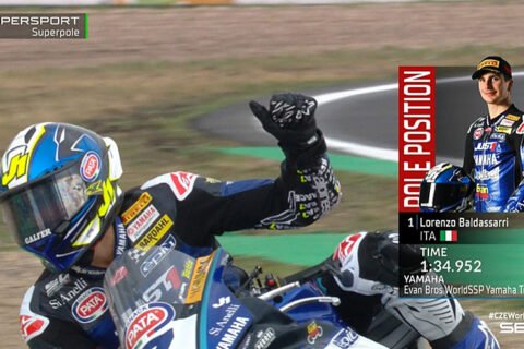 WSBK Supersport Most Superpole : Lorenzo Baldassarri arrache la pole position et le record du tour !