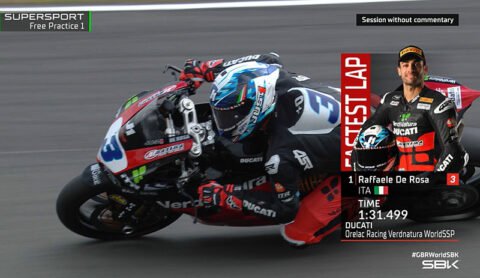 WSBK Supersport Donington FP1: Ducati ataca, Jules Cluzel resiste!