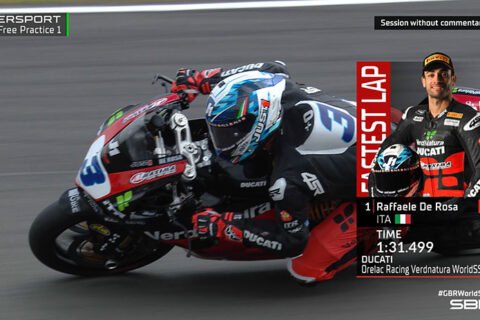 WSBK Supersport Donington FP1 : Ducati attaque, Jules Cluzel résiste !