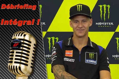 MotoGP Silverstone J0 Débriefing Fabio Quartararo (Yamaha) : Pénalité, Mykonos, Hamilton, etc. (Intégralité)
