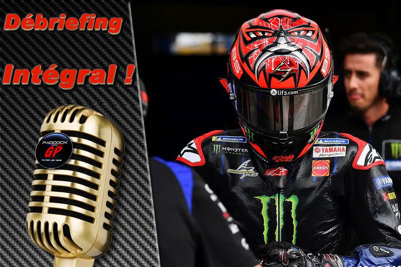 MotoGP Austria J2 Debriefing Fabio Quartararo (Yamaha/5): “Não vou mudar de opinião”, etc. (Totalidade)