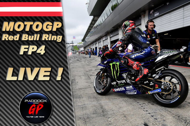 MotoGP Áustria FP4 AO VIVO: Fabio Quartararo sozinho entre a Ducati. Enea Bastianini o mais rápido.