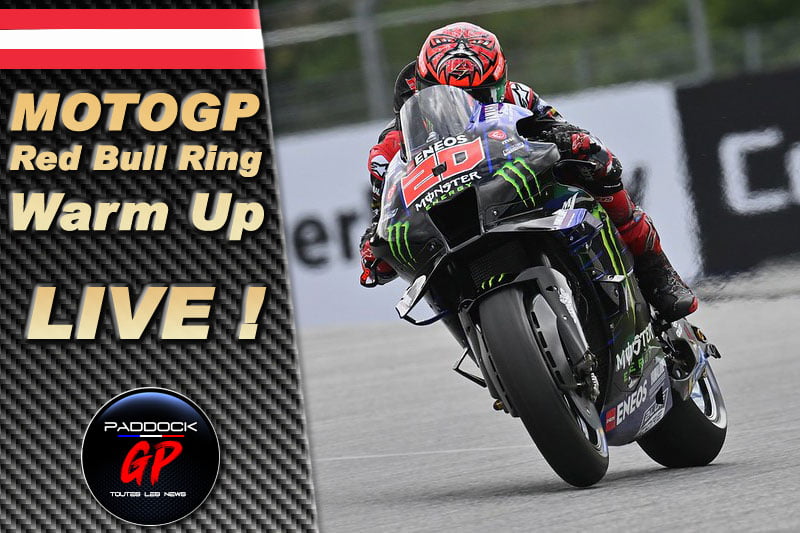 MotoGP Austria Warm Up LIVE: Fabio Quartararo takes the bull by the horns…