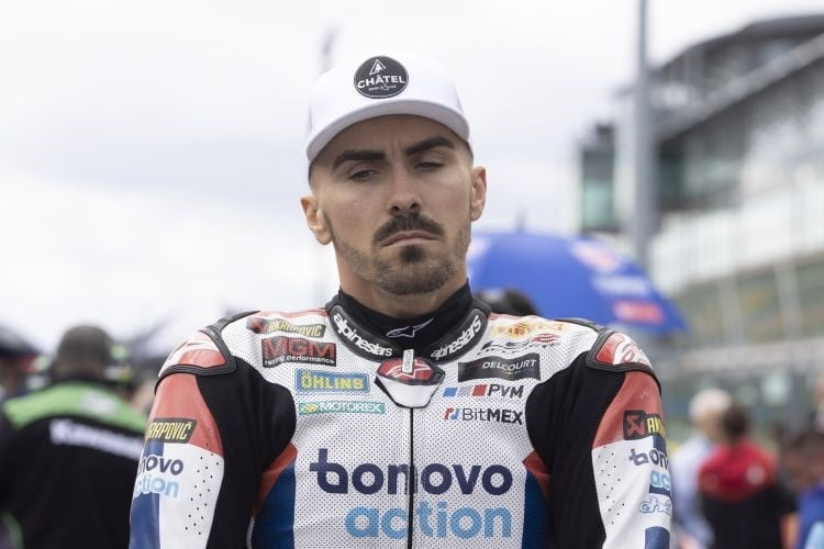 WSBK Magny-Cours Loris Baz : « c’était super que deux BMW se battent pour le podium »