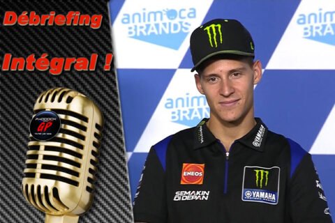 MotoGP Aragón J0 Débriefing Fabio Quartararo (Yamaha) : « Je souhaiterais pouvoir mettre le moteur 2023 sur cette moto », etc. (Intégralité)