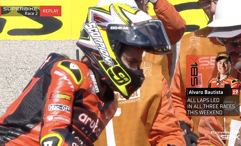 WSBK Superbike Catalunya Race 2: E 3 para Álvaro Bautista! A Ducati agora está sonhando grande…
