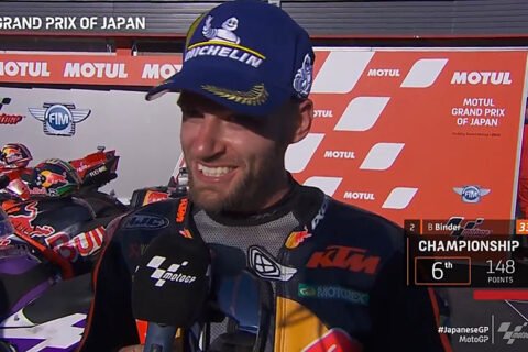 MotoGP Japon J3 Course : Brad Binder (KTM/2) « A chaud » !