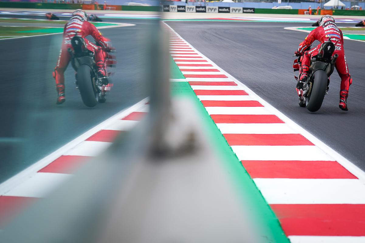 MotoGP Misano J2 Pecco Bagnaia (Ducati/5) : “Fabio Quartararo et Aleix Espargaró sont derrière”