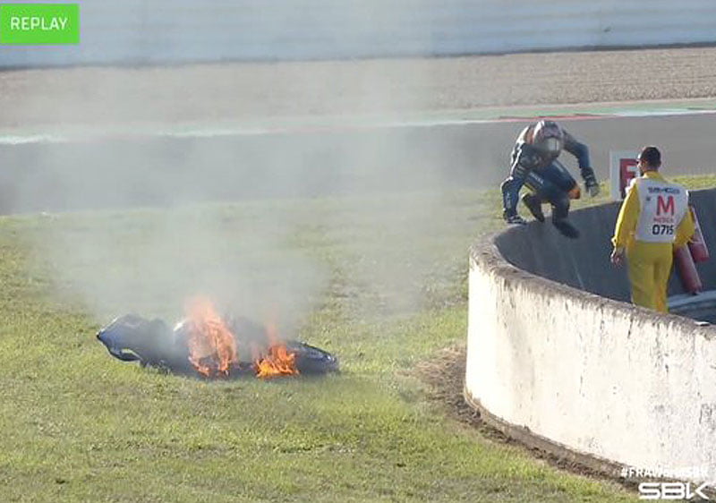 WSBK Supersport Magny-Cours Warm Up : Federico Caricasulo et Jules Cluzel dans une séance chaude !