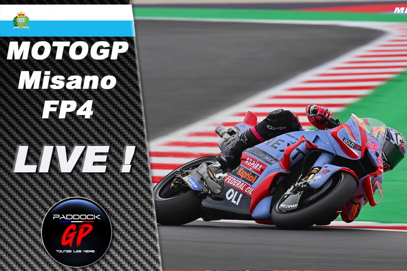 MotoGP Misano FP4 LIVE : Enea Bastianini mène sur une piste regardée de près par les pilotes