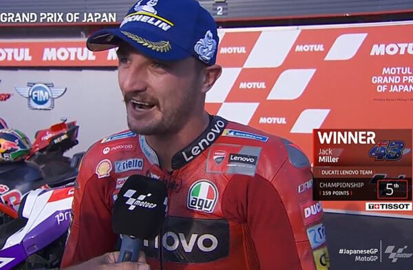 MotoGP Japon J3 Course : Jack Miller (Ducati/1) « A chaud » !