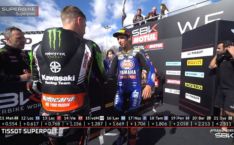 Superpole WSBK Superbike Magny-Cours: Jonathan Rea / Toprak Razgatlioğlu, empate até o milésimo mais próximo!