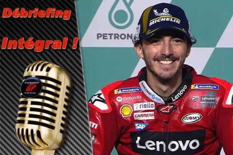 MotoGP Malaisie J3 Débriefing Francesco Bagnaia (Ducati/1) : « Je suis superstitieux, mais pas énormément », etc. (Intégralité)