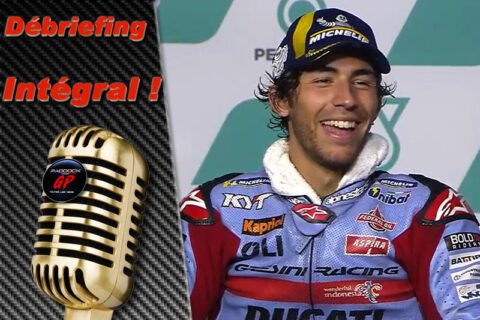 MotoGP Malaisie J3 Débriefing Enea Bastianini (Ducati/2) : Pas d'influence du panneau, etc. (Intégralité)