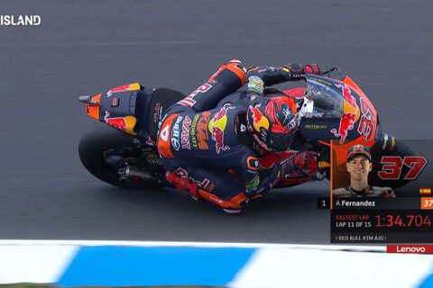 Moto2 Australie FP1 : Augusto Fernández dans une séance typique de Phillip Island...