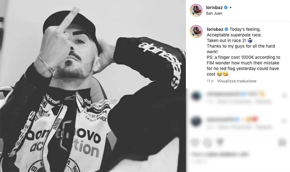 WSBK Superbike Loris Baz : un désaccord majeur l’oppose depuis l’Argentine à la FIM